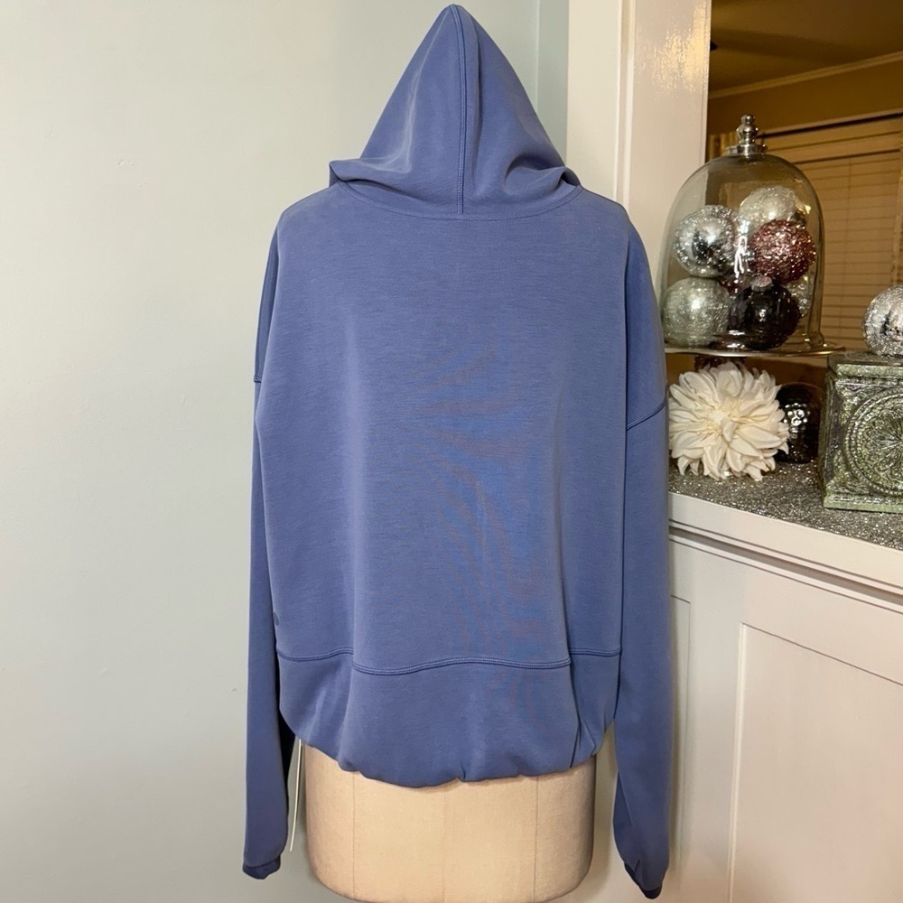 Lululemon Softstreme Full Zip Hoodie Jacket Oasis Blue Size 12 NWT - Picture 9 of 11